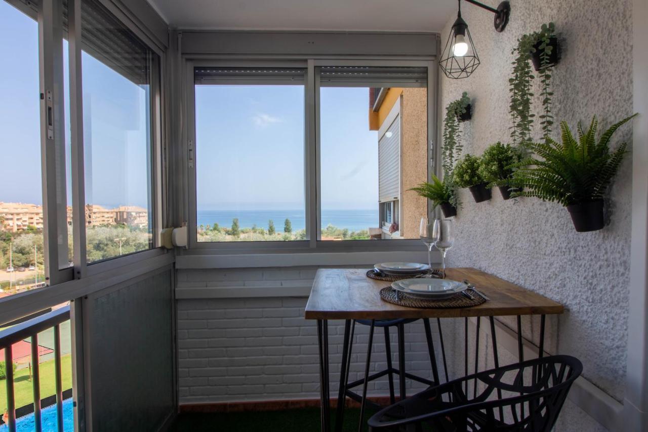 Larios Dos 504. Estudio Con Vistas Al Mar Cerca De La Playa Torrox Exterior foto